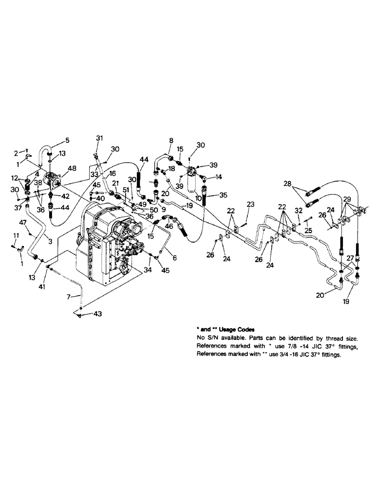 Схема запчастей Case IH 9110 - (04-84) - TRANSMISSION LUBE SYSTEM, WITH PTO (04) - Drive Train