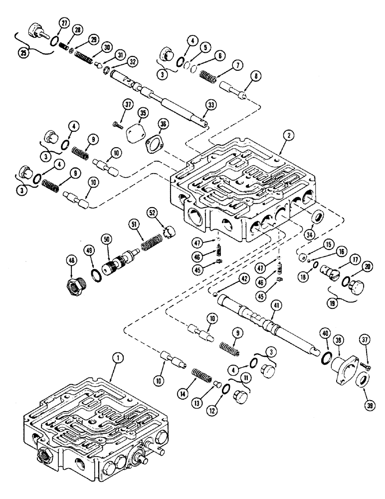 Схема запчастей Case IH 2870 - (258) - TRANSMISSION CONTROL VALVE (06) - POWER TRAIN