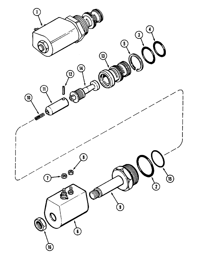 Схема запчастей Case IH 3294 - (6-170) - POWER SHIFT SOLENOID ASSEMBLY (06) - POWER TRAIN