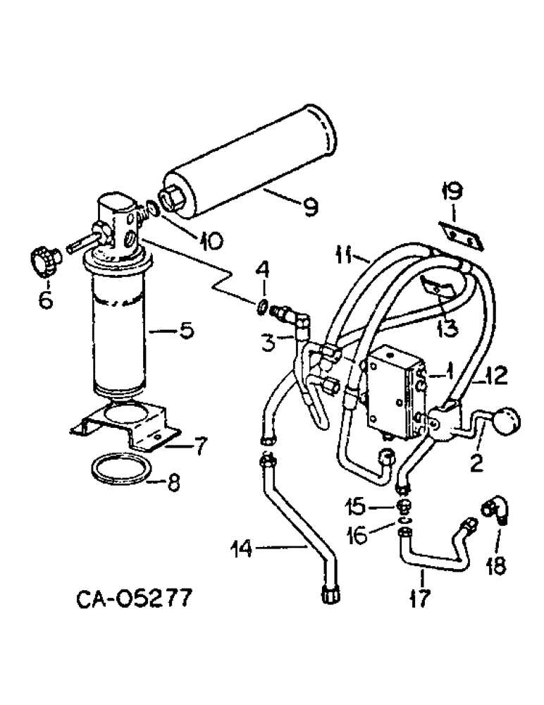 Схема запчастей Case IH 3588 - (10-39) - HYDRAULICS, HYDRAULIC SEAT ATTACHMENT CONNECTIONS (07) - HYDRAULICS