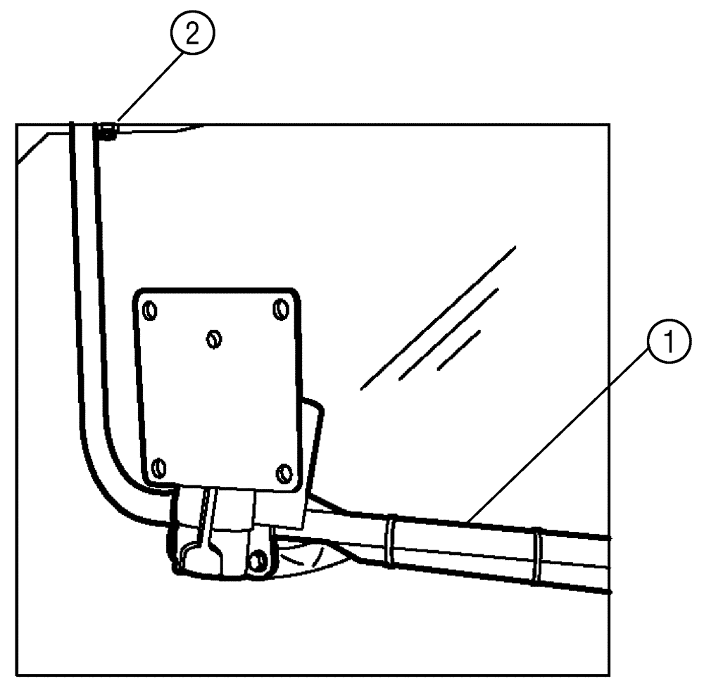 Схема запчастей Case IH SPX3320 - (11-071) - MONITOR MOUNTING BAR PACKAGE Options