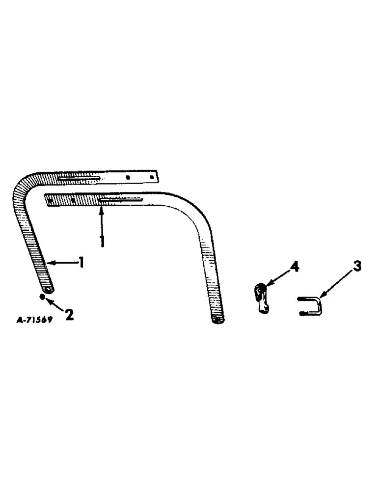 Схема запчастей Case IH 261 - (P-17[A]) - JOCKEY ARCH 