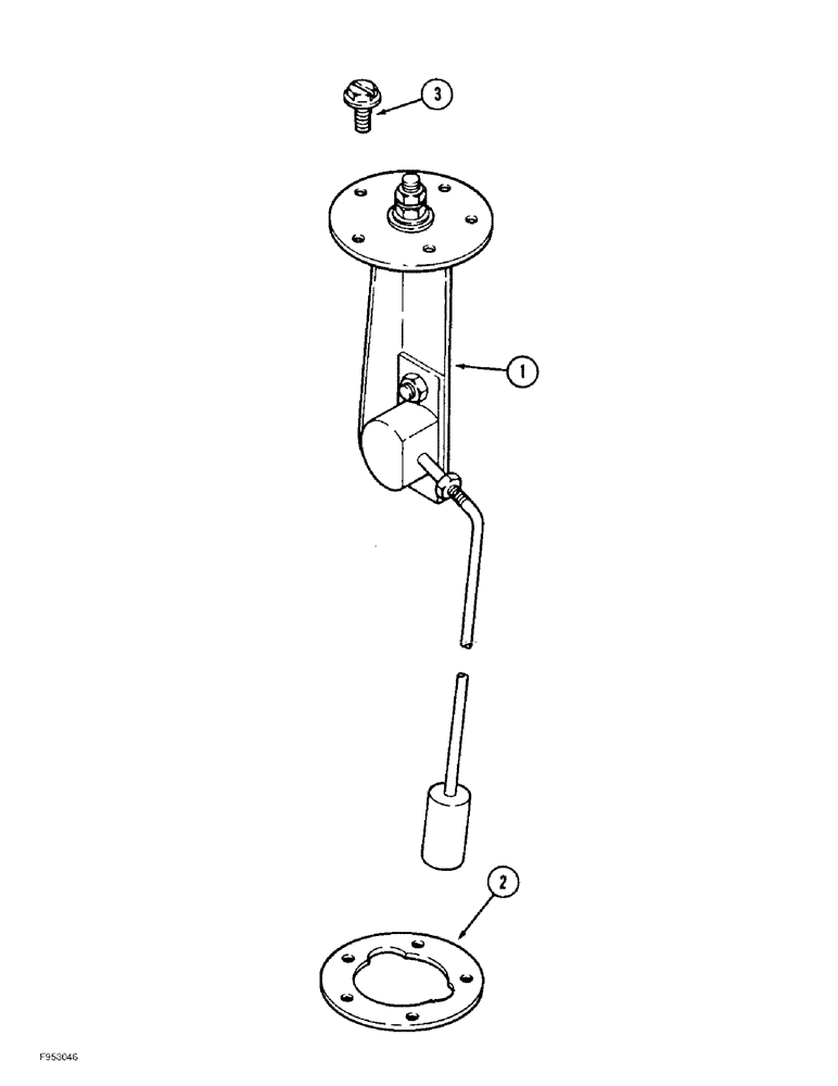 Схема запчастей Case IH 9370 QUADTRAC - (3-004) - FUEL SENSOR ASSEMBLY (03) - FUEL SYSTEM