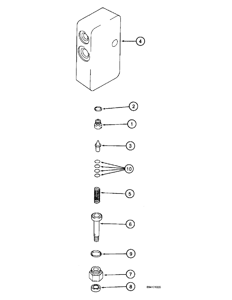 Схема запчастей Case IH 2144 - (6-12) - FOOT-N-INCH VALVE (03) - POWER TRAIN