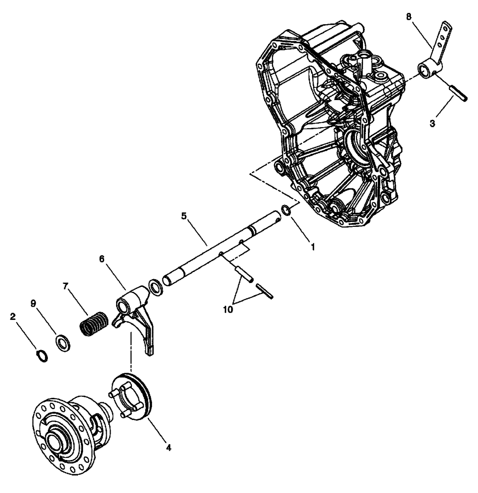 Схема запчастей Case IH SCOUT - (21.100.02[09]) - TRANSAXLE - 2WD AND 4WD (CONTINUED) (21) - TRANSMISSION