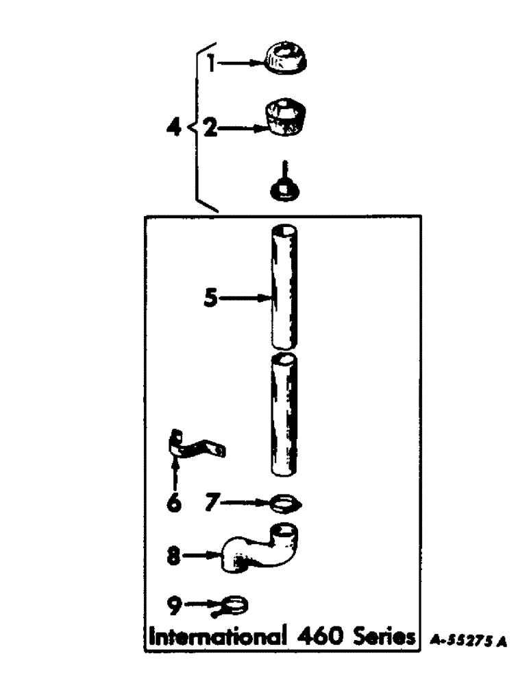 Схема запчастей Case IH 460 - (029) - FUEL SYSTEM, PRE-CLEANER (02) - FUEL SYSTEM