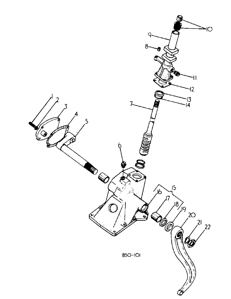 Схема запчастей Case IH 384 - (05-01) - STEERING, STEERING GEAR (04) - STEERING