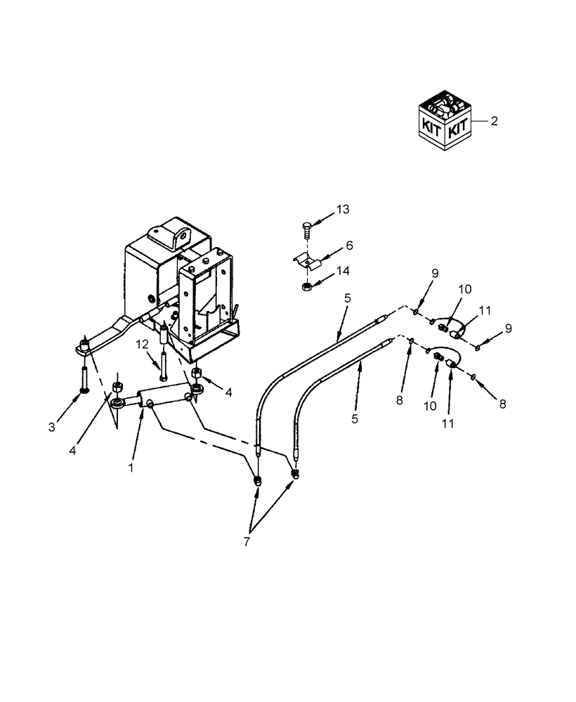 Схема запчастей Case IH BRX160 - (701) - HYDRAULIC ANGLING - 715677006, 716201036 