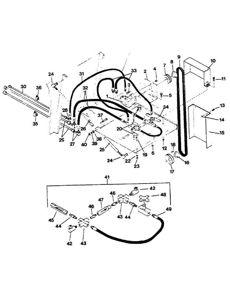 Схема запчастей Case IH 1802 - (62) - HYDRAULIC MOTOR ASSEMBLY, OPEN 