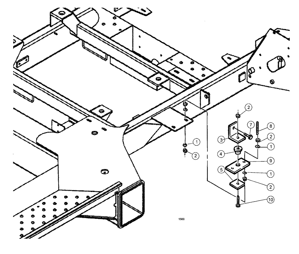 Схема запчастей Case IH SPX3200 - (03-071) - HYDROSTATIC PUMP MOUNTING GROUP (29) - HYDROSTATIC DRIVE