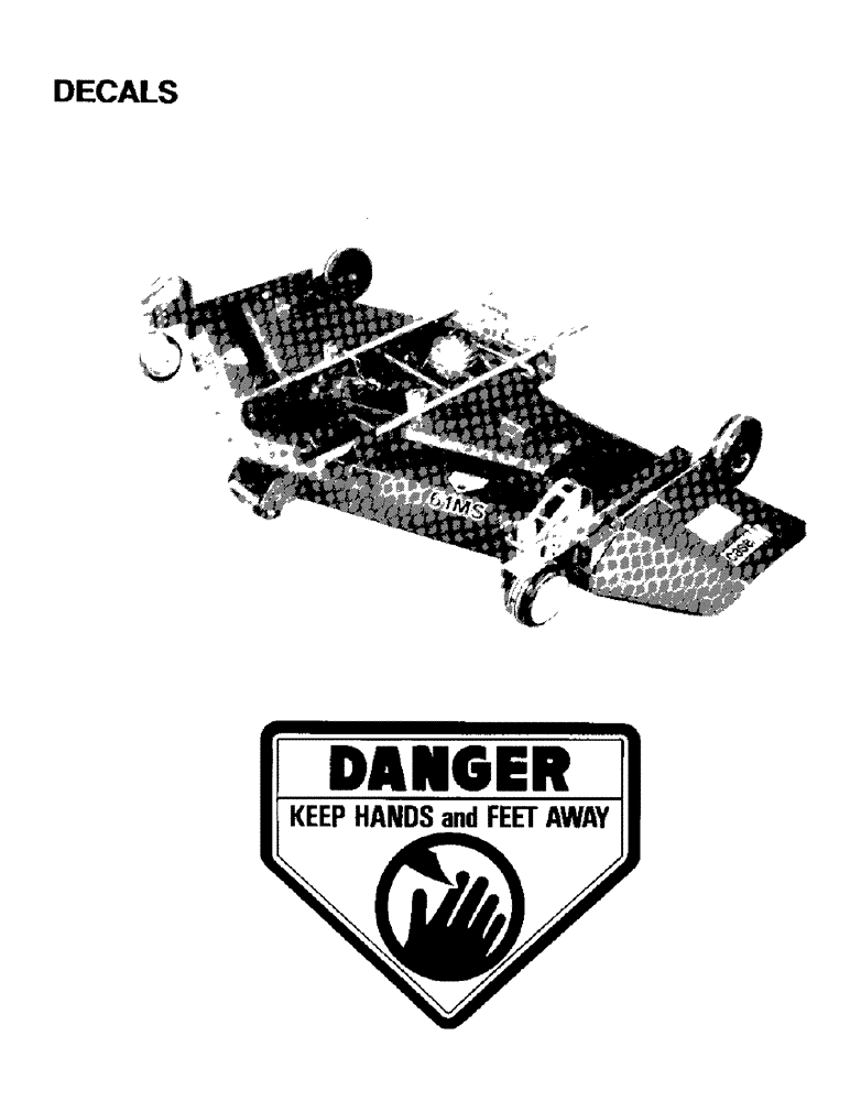 Схема запчастей Case IH 61MS - (01E) - DECALS 