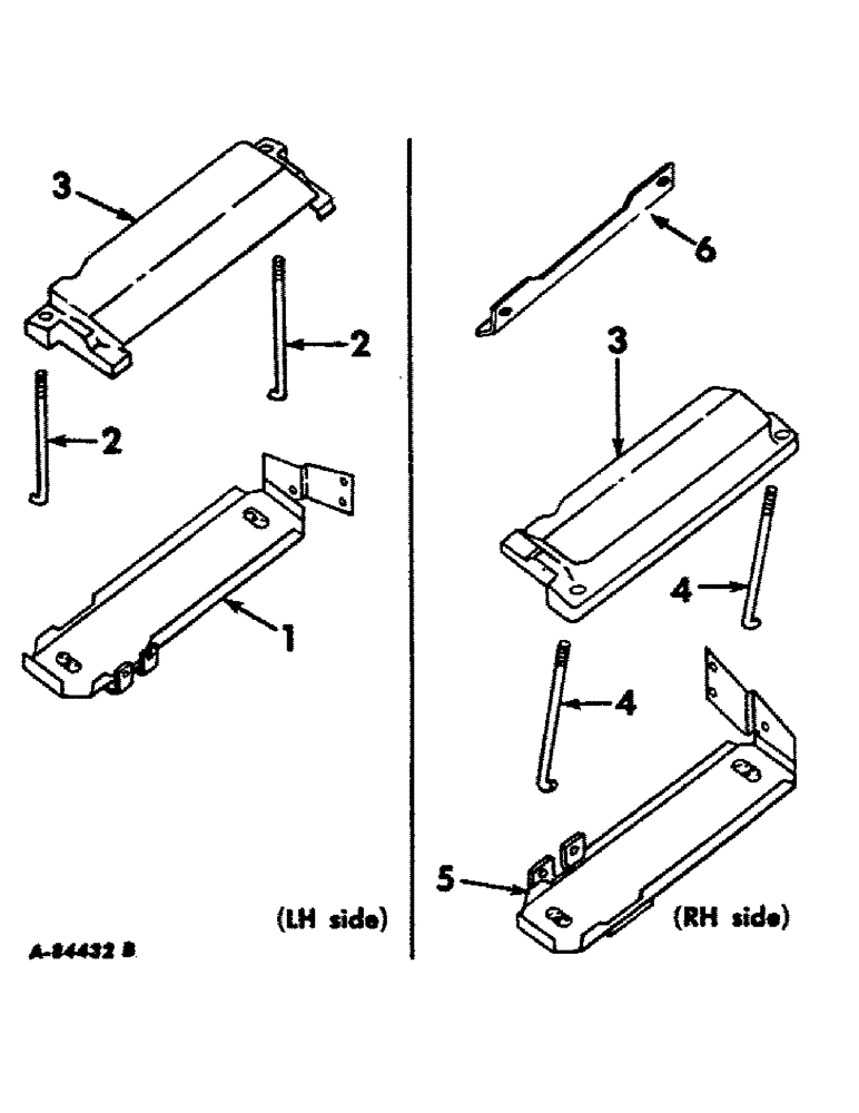 Схема запчастей Case IH 21456 - (08-05) - ELECTRICAL, BATTERY TRAY (06) - ELECTRICAL