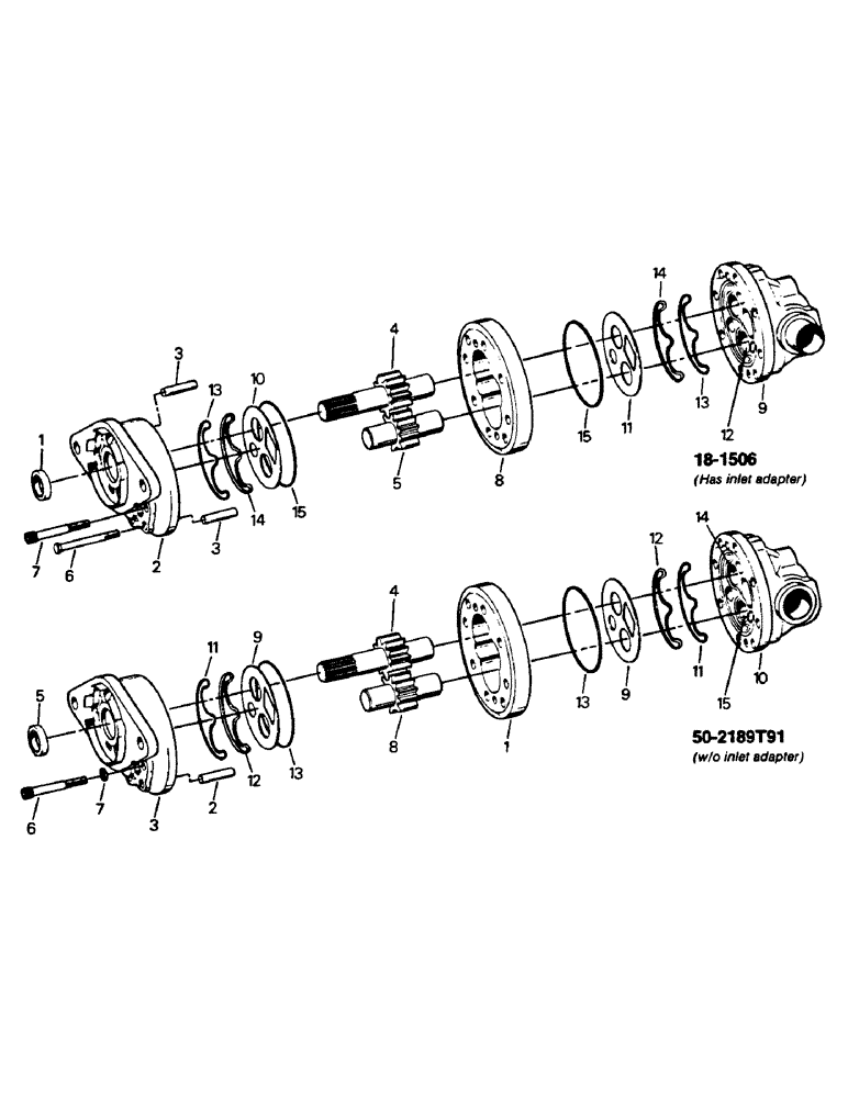 Схема запчастей Case IH PTA270 - (08-18) - HYDRAULIC PUMP ASSEMBLIES, CUMMINS 855 ENGINE (07) - HYDRAULICS