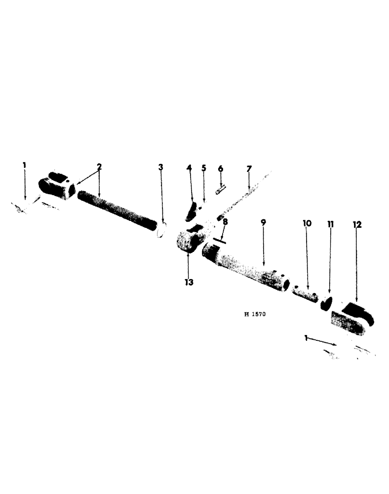 Схема запчастей Case IH 120 - (02-13) - HAND LIFT ASSEMBLY 