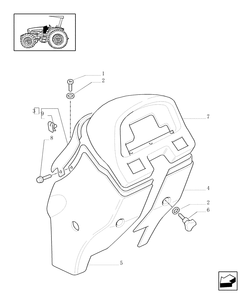 Схема запчастей Case IH JX100U - (1.93.5) - INSTRUMENTAL PANEL (L/CAB) (10) - OPERATORS PLATFORM/CAB