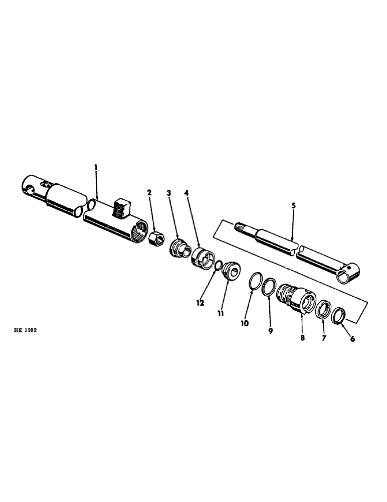 Схема запчастей Case IH 1850 - (C-17) - BOOM LIFT HYDRAULIC CYLINDER, 2 X 25.70 DOUBLE ACTING 