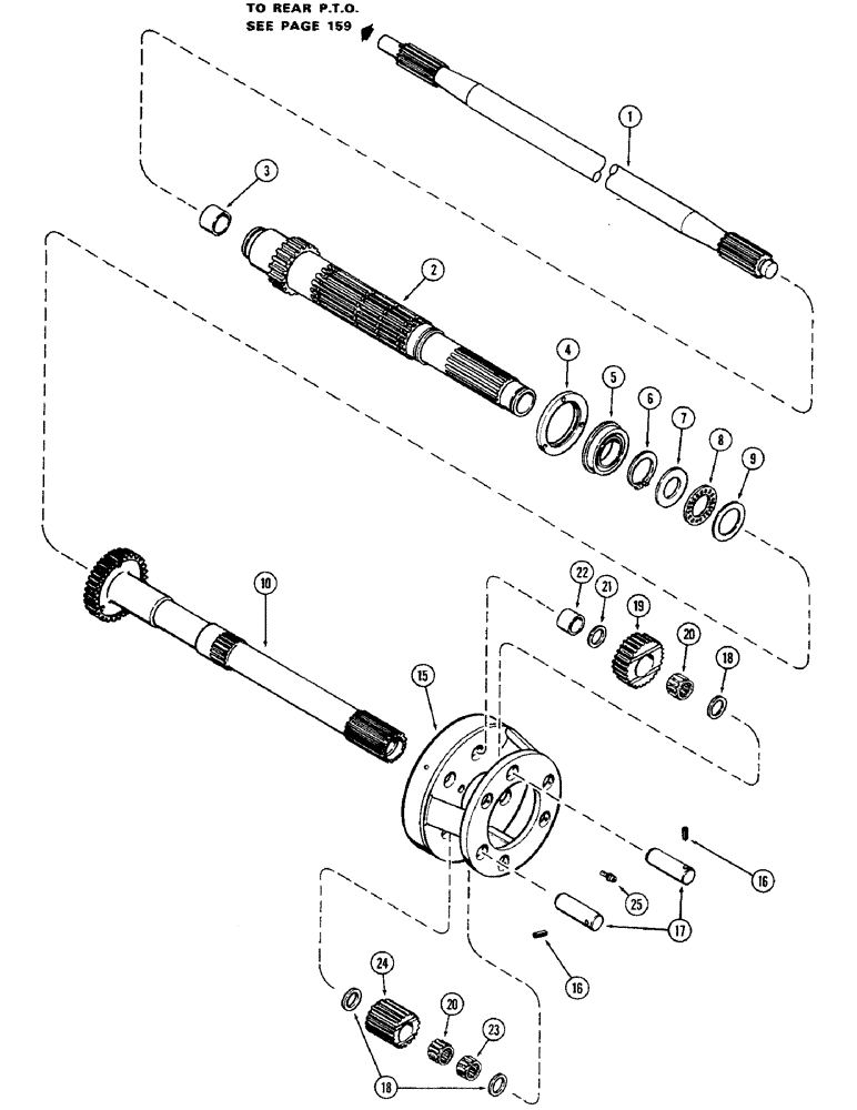 Схема запчастей Case IH 1570 - (118) - CLUTCH, PLANETARY (06) - POWER TRAIN