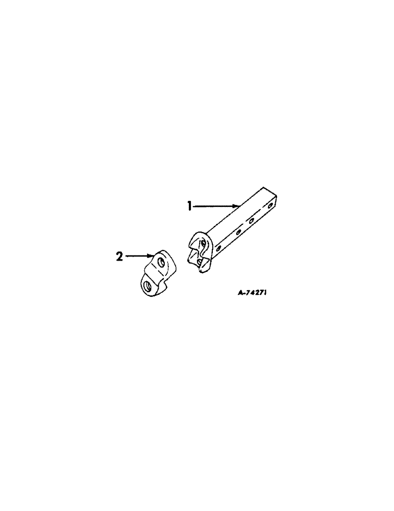 Схема запчастей Case IH 186 - (C-23) - GAUGE WHEEL ADAPTING UNIT 