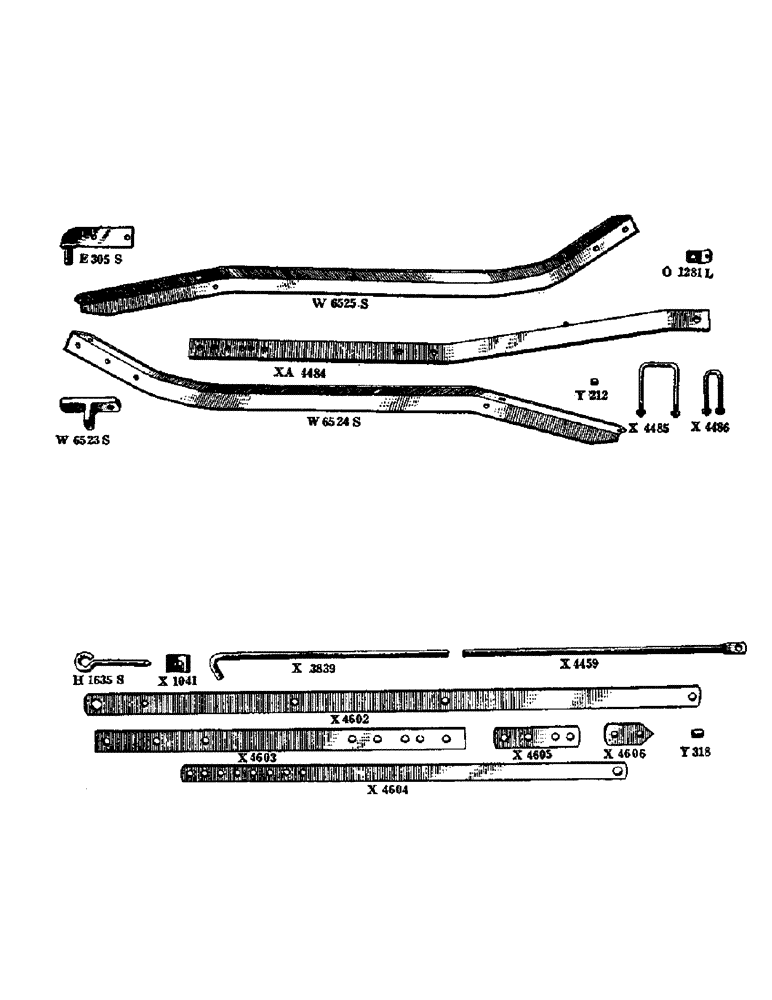 Схема запчастей Case IH WPH - (56) - TRAILER HITCHES, EA181, NUMBER 91 TRAILER HITCH 