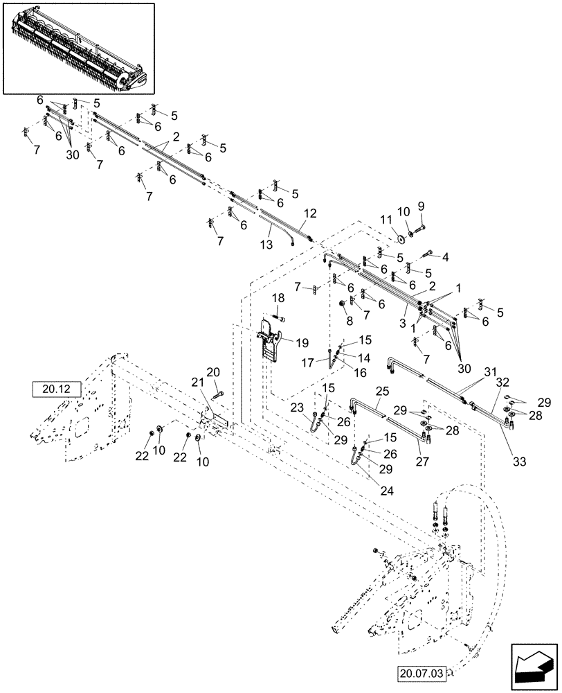 Схема запчастей Case IH 2010 - (20.07.01) - HYDRAULIC SYSTEM (35) - HYDRAULIC SYSTEMS