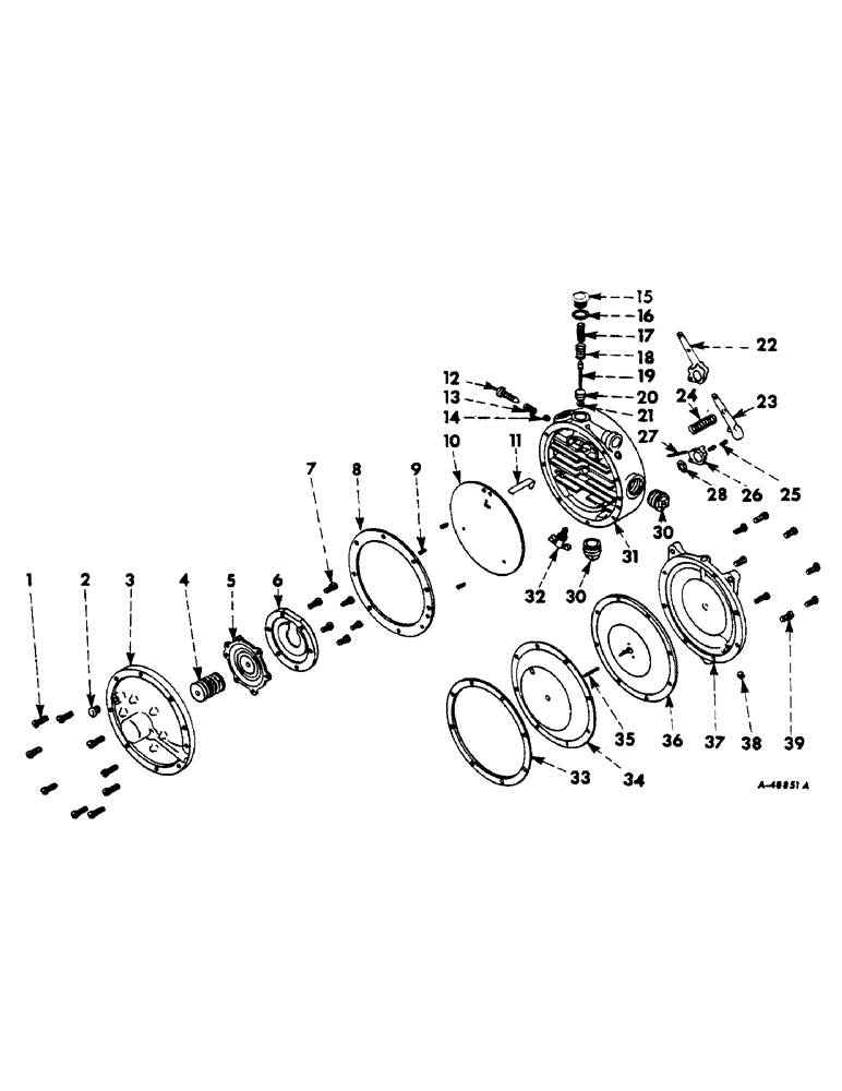 Схема запчастей Case IH 460 - (043) - FUEL SYSTEM, FUEL REGULATOR, L. P. GAS ENGINE TRACTORS (02) - FUEL SYSTEM