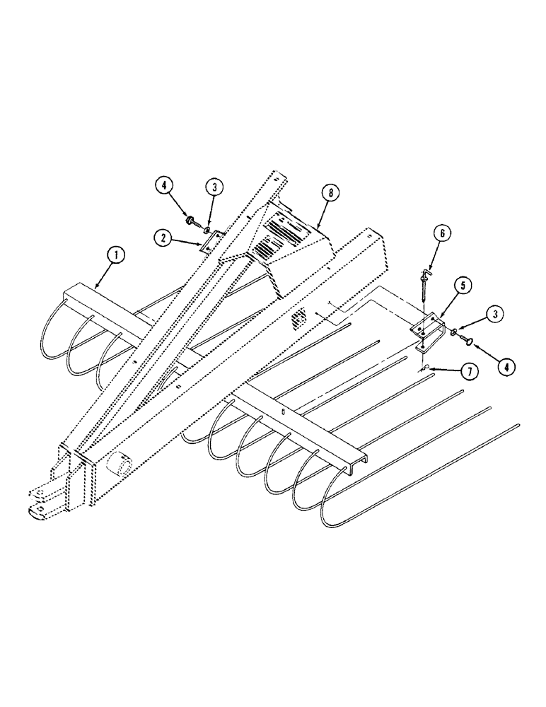 Схема запчастей Case IH 3450 - (24) - WINDGUARD 