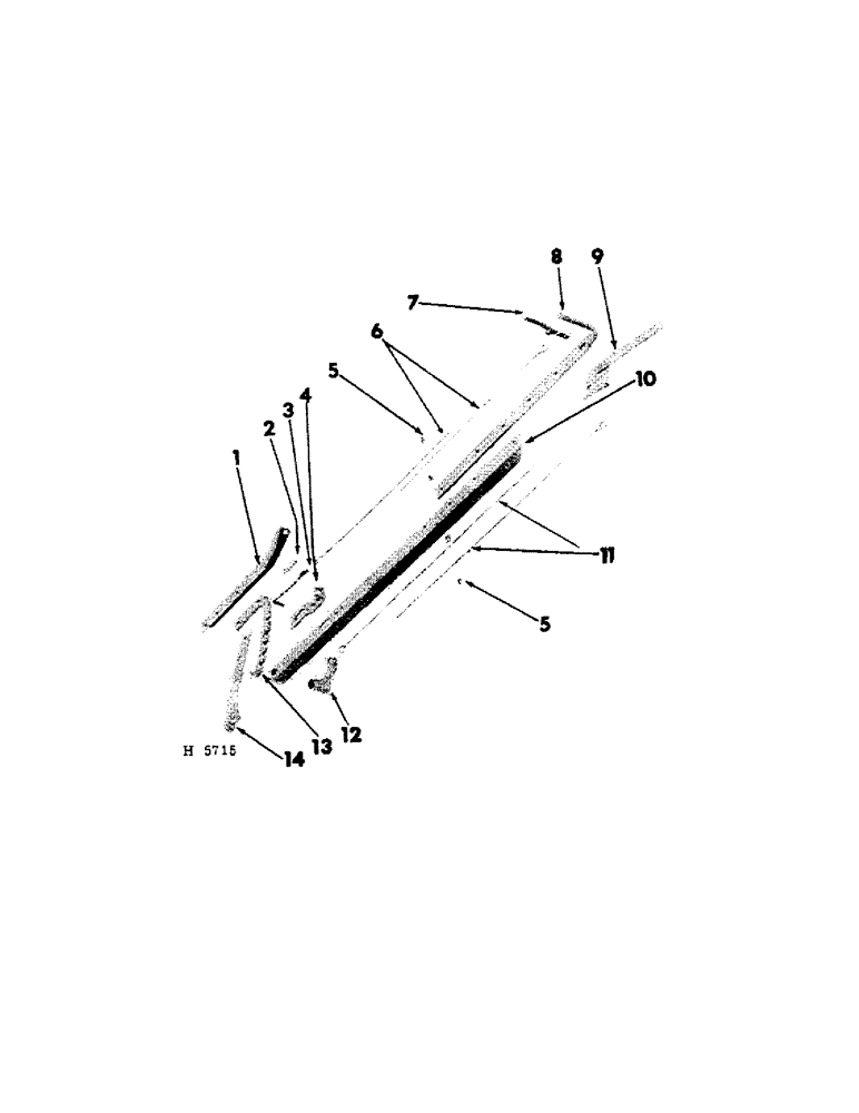 Схема запчастей Case IH 75 - (A-08) - CONTROL AND DECLUTCH LEVER, SPECIAL PRIOR TO 1966 