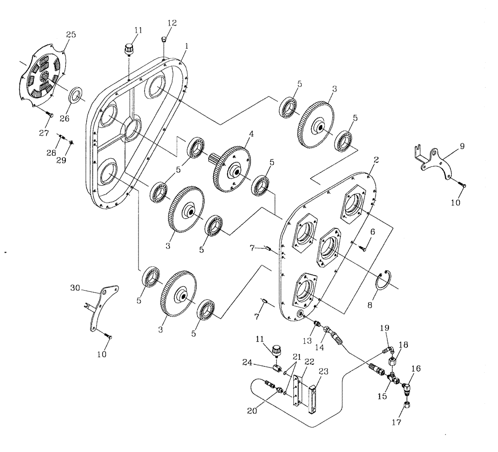 Схема запчастей Case IH 7700 - (C06[04]) - GEARBOX {6CT} {COMMERCIAL} Engine & Engine Attachments