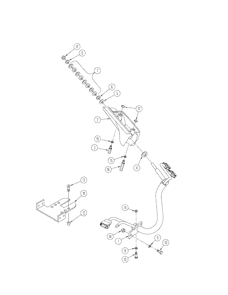 Схема запчастей Case IH STX275 - (09-50) - MOUNTING - ADVANCED FARMING SYSTEMS, BSN JEE0104286 (09) - CHASSIS