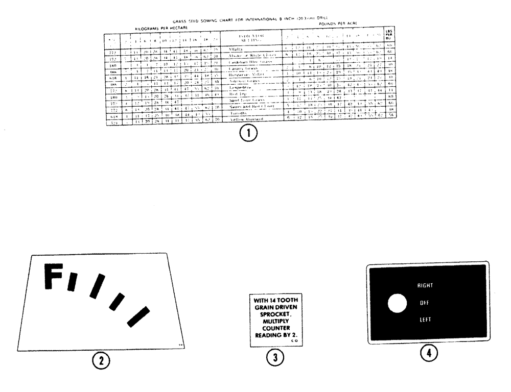 Схема запчастей Case IH 5300 - (9-116) - DECALS, INSTRUCTION (09) - CHASSIS