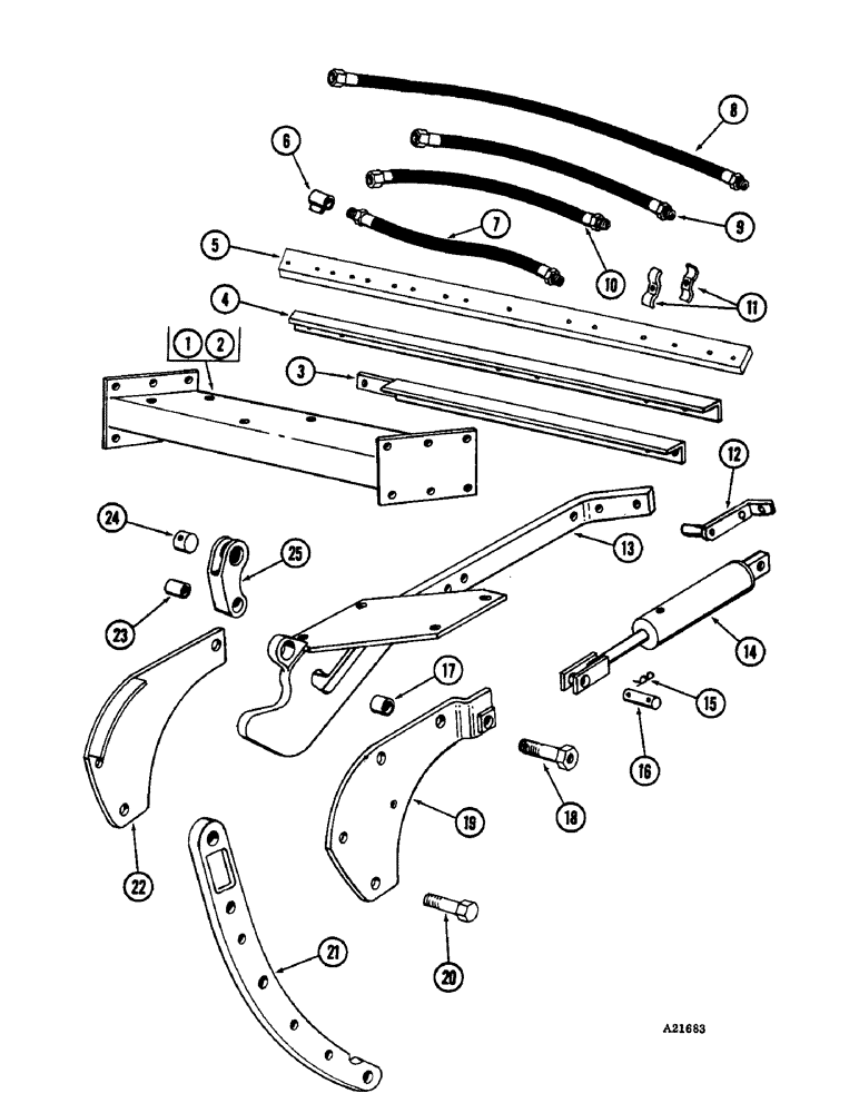 Схема запчастей Case IH 3300-SERIES - (40) - BOTTOM ATTACHMENT, TO EXPAND 6 BOTTOM TO 7 BOTTOM, OR 6 BOTTOM TO 8 BOTTOM, 7 AND 8 BOTTOM 