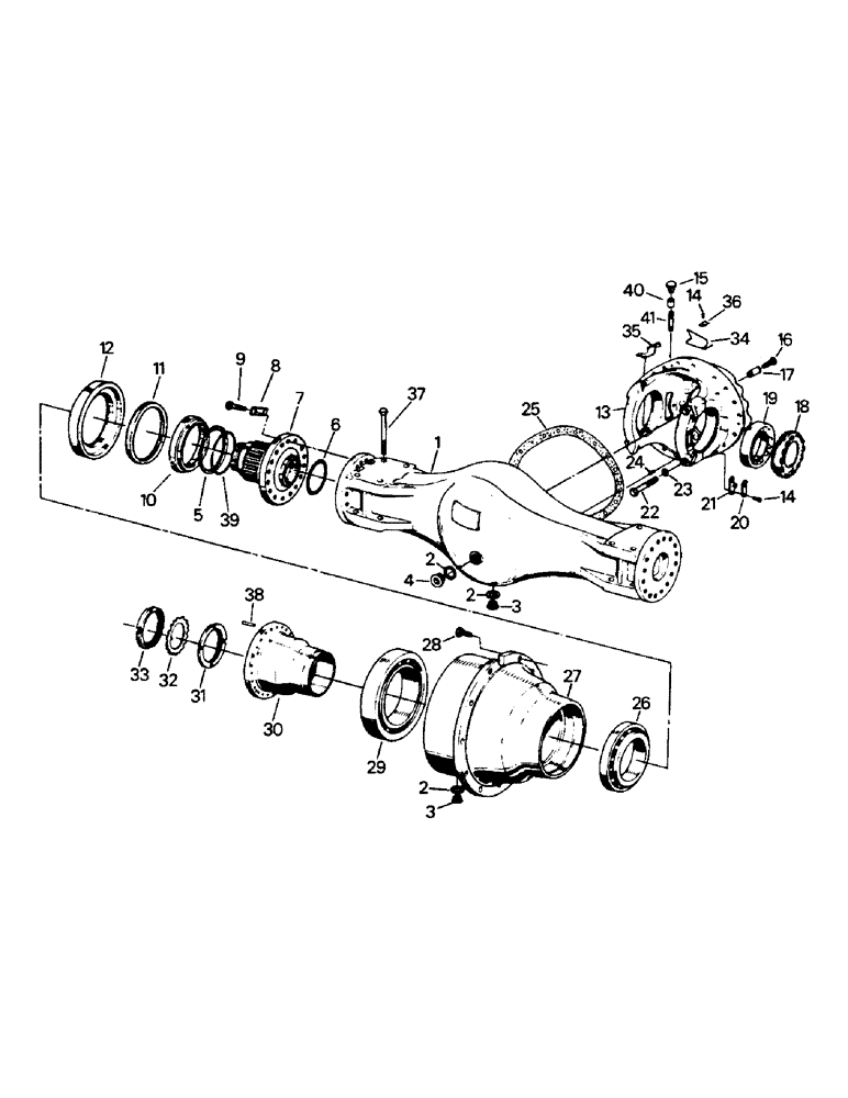 Схема запчастей Case IH PTA280 - (04-86) - K-598.20/30 AXLE ASSEMBLY (04) - Drive Train