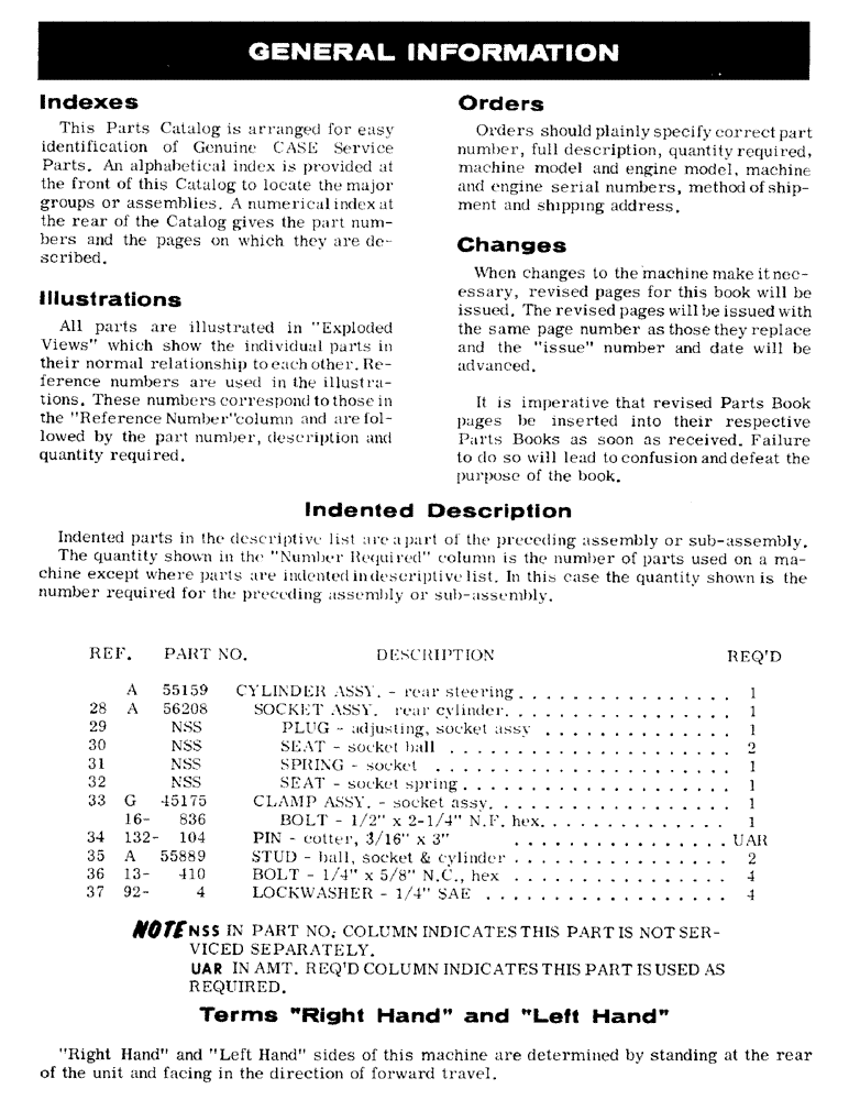 Схема запчастей Case IH 1200 - (002) - GENERAL INFORMATION (00) - PICTORIAL INDEX