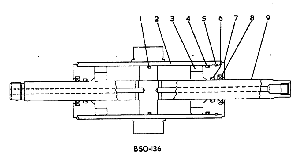 Схема запчастей Case IH 885 - (10-060) - STEERING CYLINDER -4 WHEEL DRIVE- KIMCO (07) - HYDRAULICS