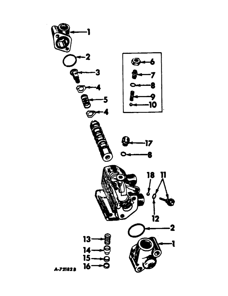 Схема запчастей Case IH 21206 - (J-09) - STEERING MECHANISM, POWER STEERING PILOT VALVE Steering Mechanism