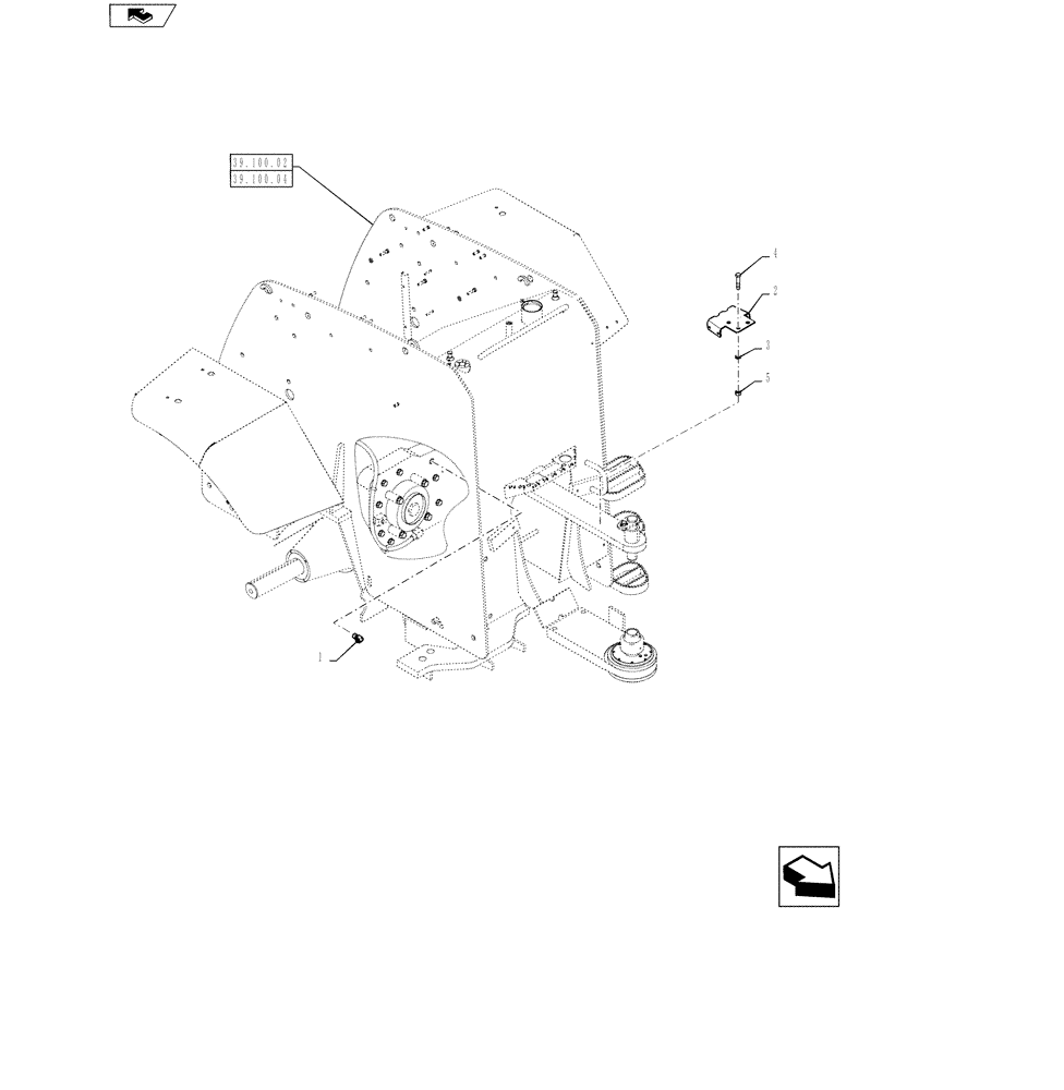 Схема запчастей Case IH STEIGER 450 - (27.100.09) - REAR AXLE HYDRAULIC LAYOUT, SERIES 315, 425 & 450 WITHOUT PTO (27) - REAR AXLE SYSTEM