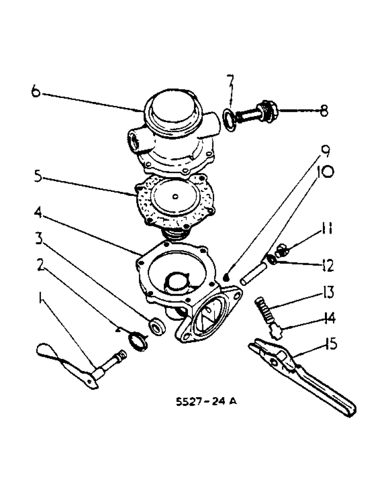 Схема запчастей Case IH 2400 - (12-73) - FEED PUMP, C.A.V. INJECTION Power