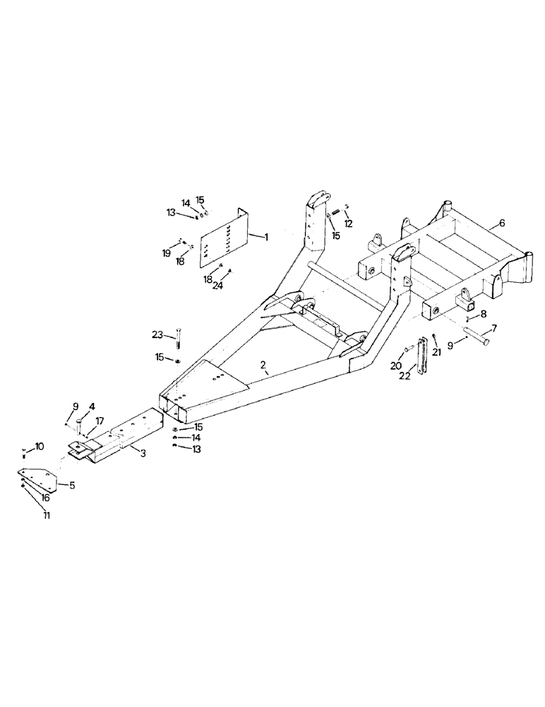 Схема запчастей Case IH ST220 - (10-28) - UTILITY BLADE FRAME, MODEL 605 AND 605, MANUAL ANGLE (19) - OPTIONS