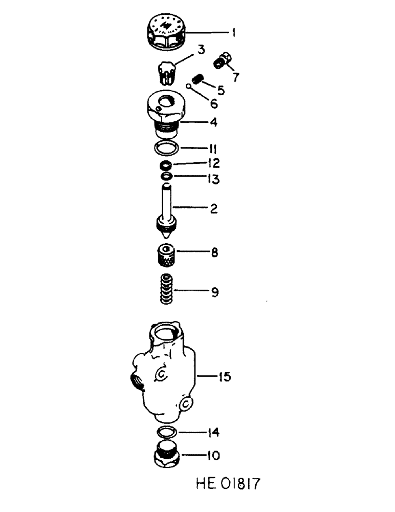 Схема запчастей Case IH 555 - (A-81) - FLOW DIVIDER CONTROL VALVE, 555 MODEL 