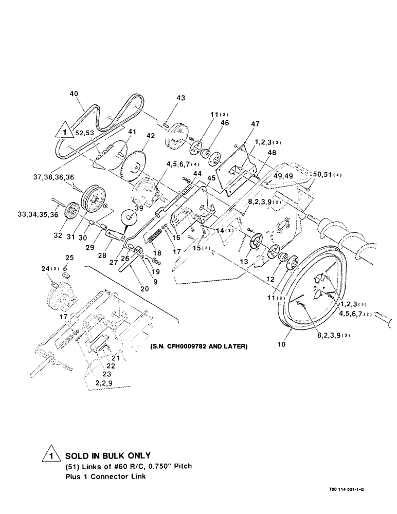 Схема запчастей Case IH 8380 - (2-10) - REEL DRIVE ASSEMBLY (09) - CHASSIS