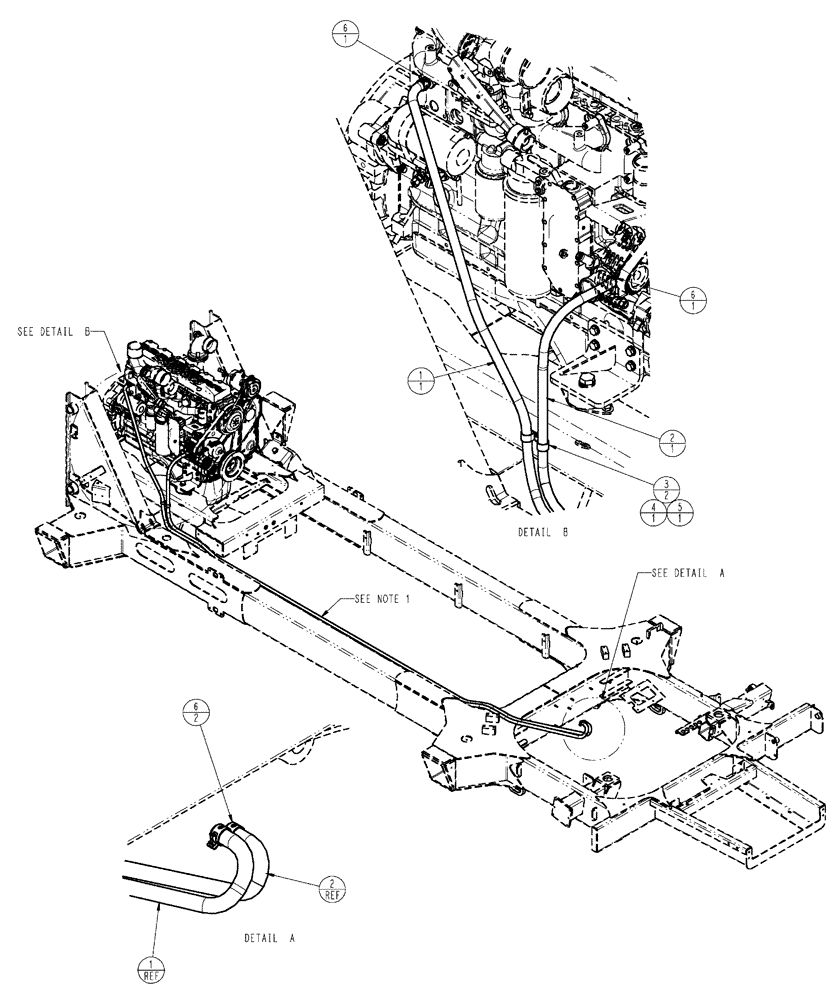 Схема запчастей Case IH SPX4410 - (03-046) - HEATER GROUP (01) - ENGINE