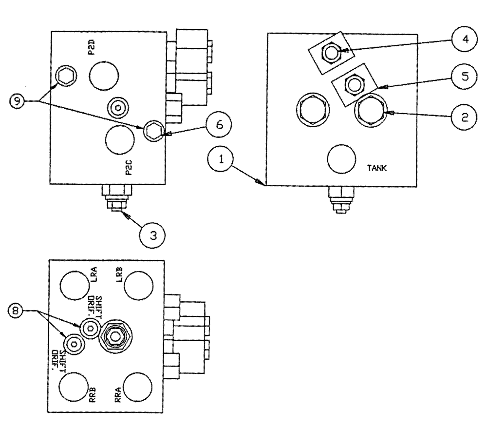 Схема запчастей Case IH PATRIOT NT - (02-006) - MANIFOLD - VALVE - SEALS & REPAIR PARTS (01) - ENGINE