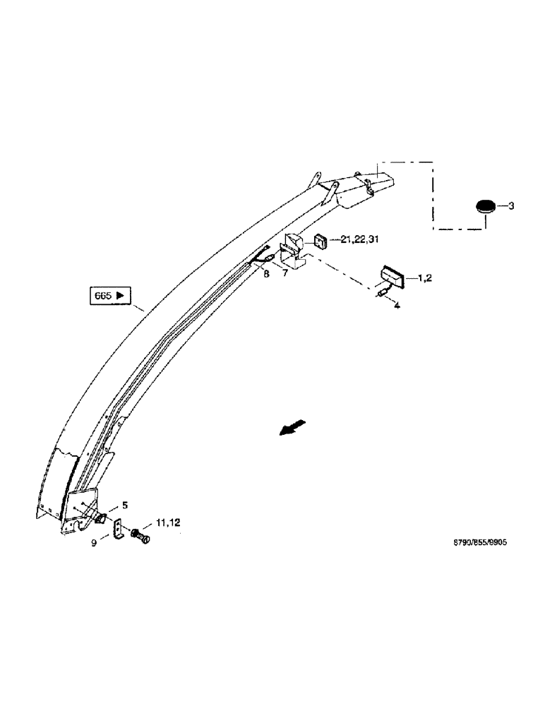 Схема запчастей Case IH 8790 - (144) - EJECTING DEVICE, ELECTRICAL EQUIPMENT (70) - EJECTION