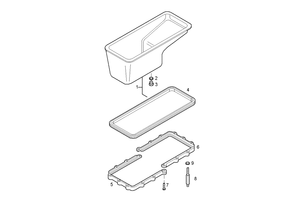 Схема запчастей Case IH F3AE0684K E904 - (0420.224) - OIL SUMP 