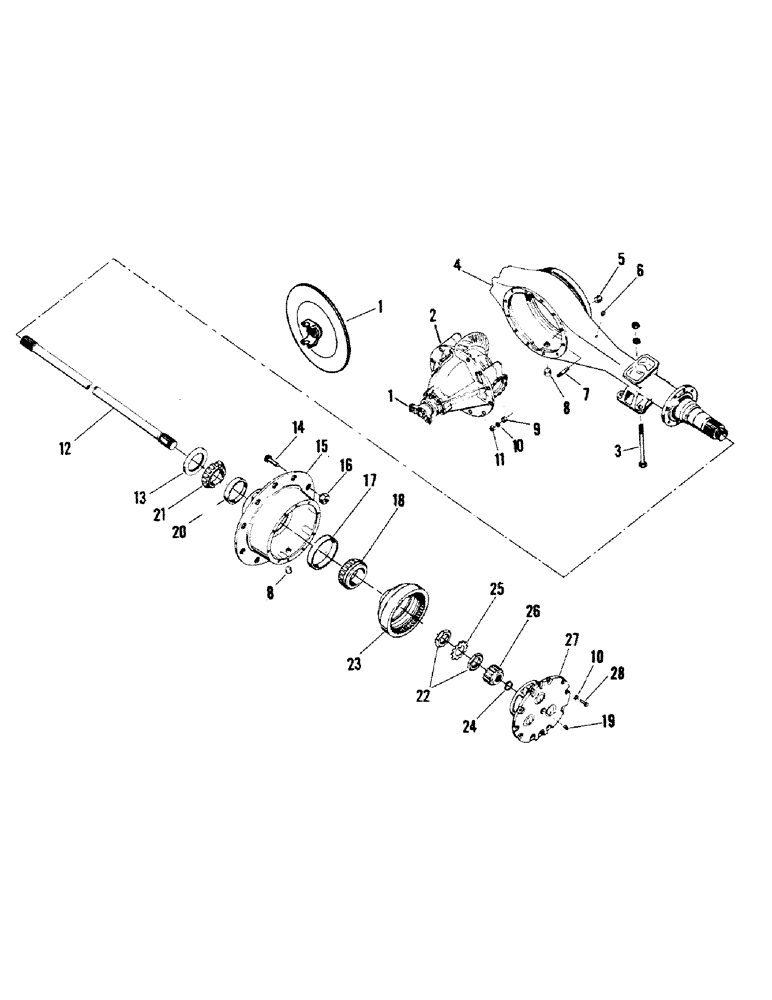 Схема запчастей Case IH STEIGER - (04-59) - AXLE ASSEMBLY - CLARK, STANDARD (04) - Drive Train