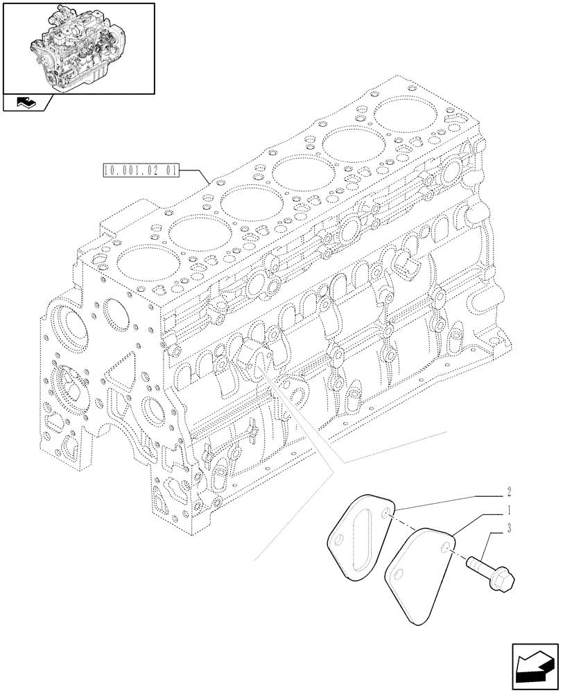 Схема запчастей Case IH F4GE9684R J603 - (10.210.01) - ENGINE, FUEL PUMP (2854294) 