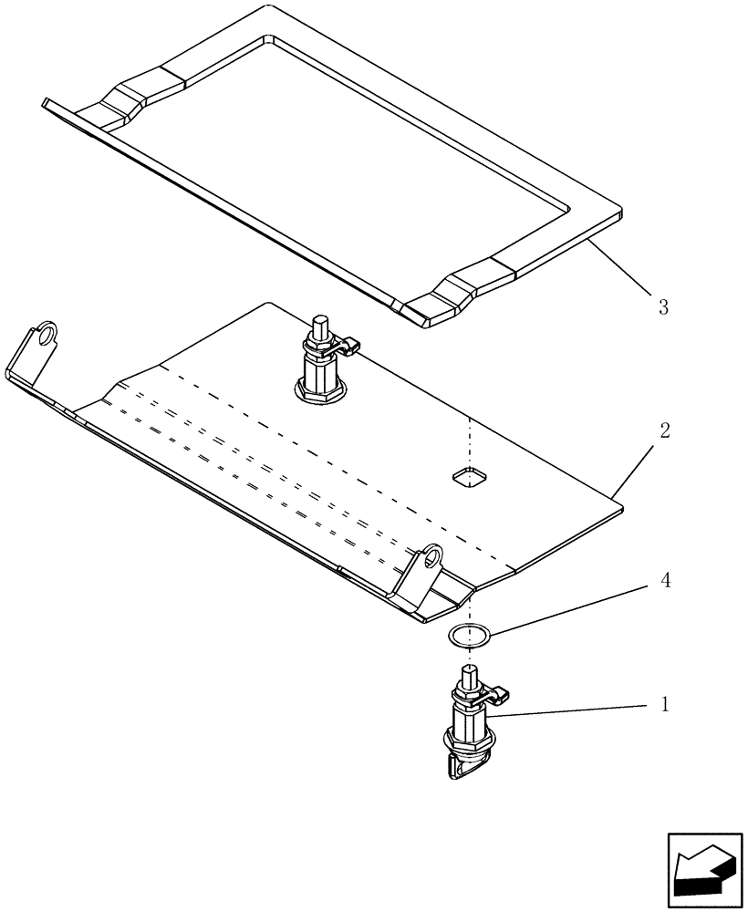 Схема запчастей Case IH 1200PT - (L.10.E[18]) - BULK FILL - BOTTOM PLATE ASSEMBLY L - Field Processing