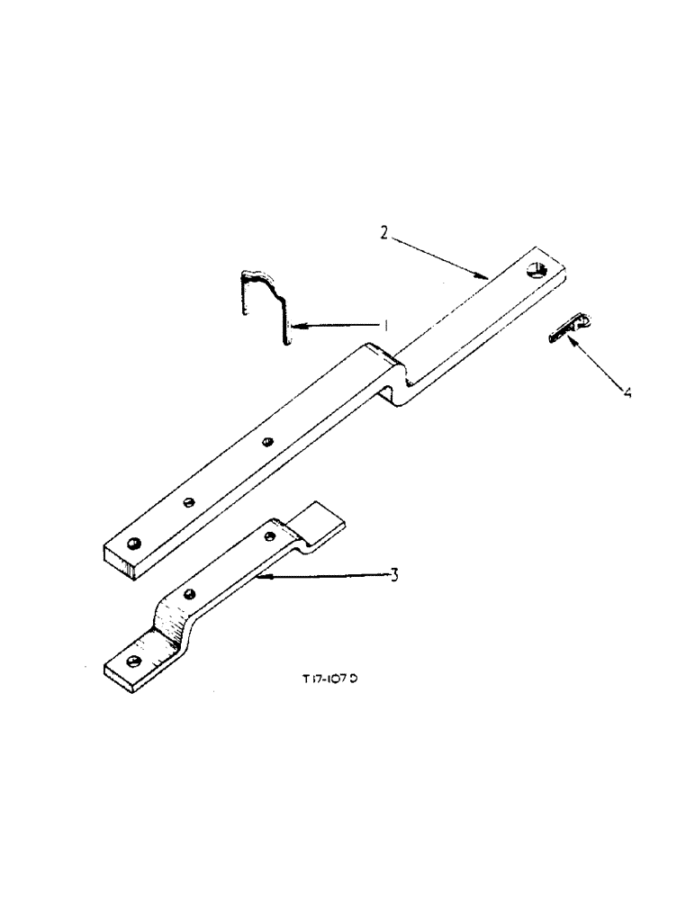 Схема запчастей Case IH B275 - (119) - ATTACHMENTS, SWINGING DRAWBAR ATTACHMENT Attachments