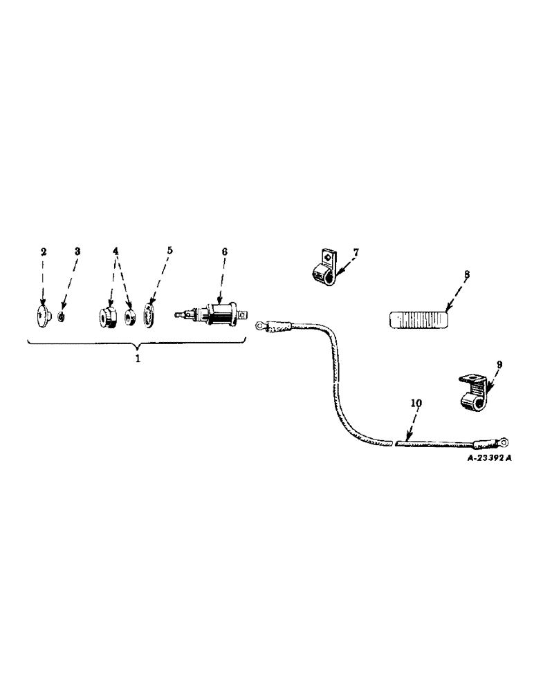 Схема запчастей Case IH SUPER-HV - (057) - ELECTRICAL SYSTEM, MAGNETO IGNITION SWITCH (06) - ELECTRICAL SYSTEMS