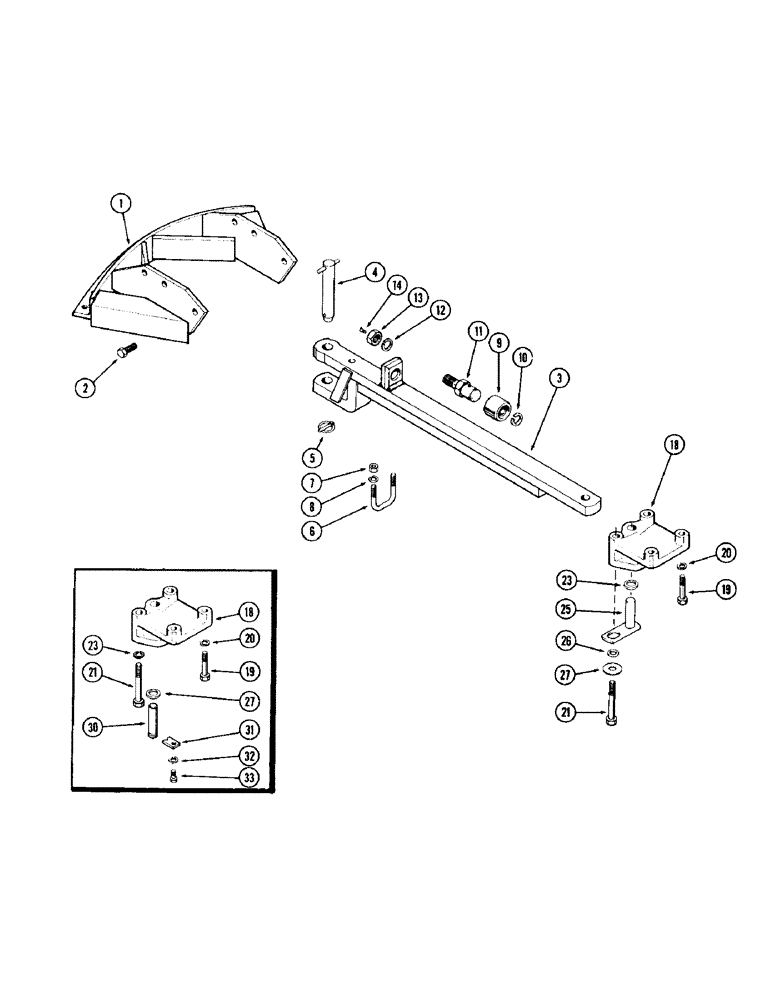 Схема запчастей Case IH 930-SERIES - (175A) - LONG SWING DRAWBAR, WESTERN MODELS (09) - CHASSIS